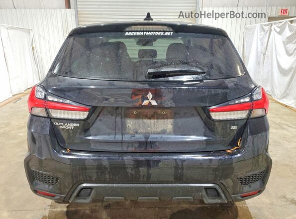 JA4APVAU5MU030232 2021 MITSUBISHI OUTLANDER Black Вид ззаду
