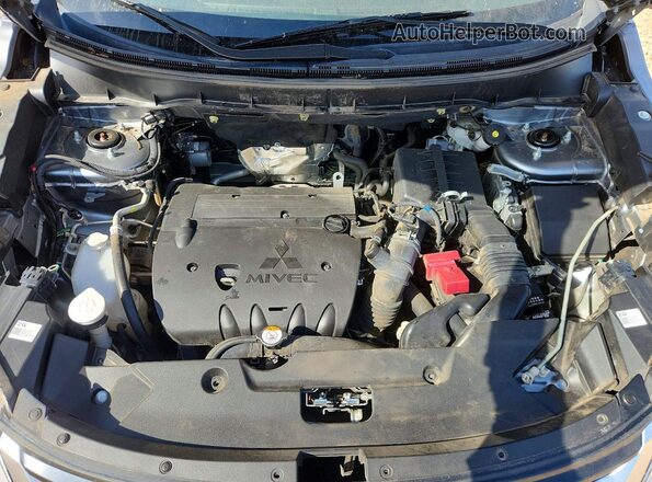 JA4APVAU6MU004626 2021 MITSUBISHI OUTLANDER Gray Widok naklejki z numerem VIN