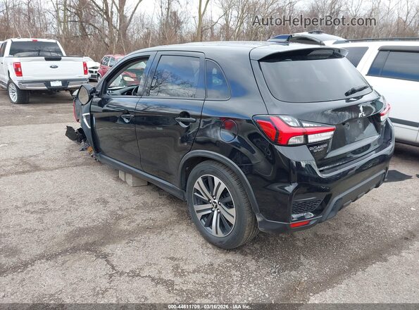 JA4APVAU6NU014297 2022 MITSUBISHI OUTLANDER SPORT Black Հետևի ձախ
