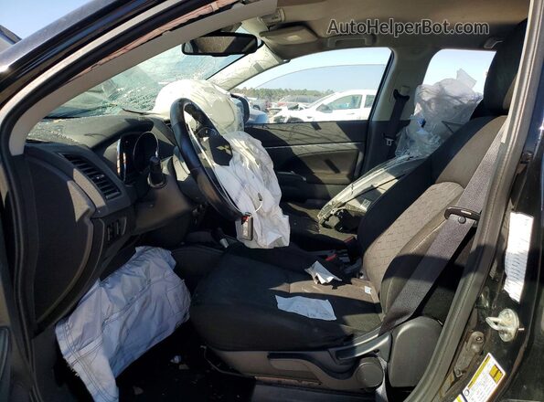 JA4APVAU7MU013030 2021 MITSUBISHI OUTLANDER Black Սալոնի դիմացի տեսք