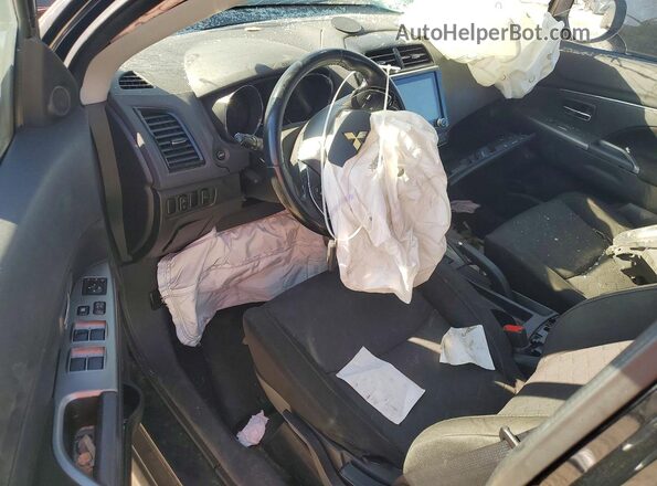 JA4APVAU7MU013030 2021 MITSUBISHI OUTLANDER Black Առջևի վահանակի տեսք