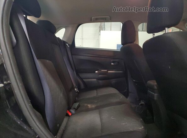 JA4APVAU7MU013934 2021 MITSUBISHI OUTLANDER Black უკანა სალონის ხედი