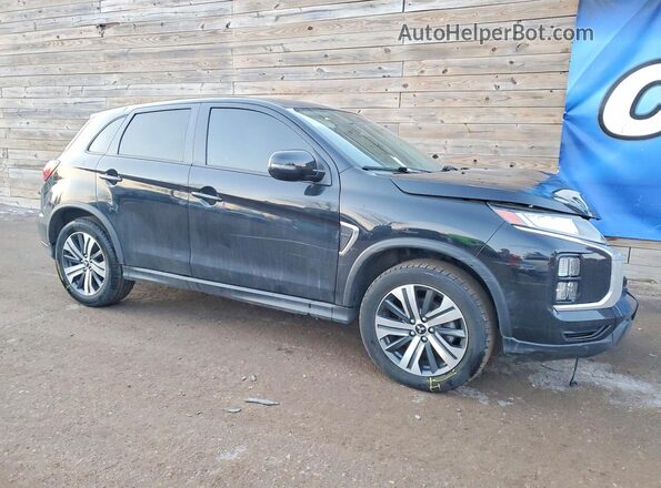 JA4APVAU7MU013934 2021 MITSUBISHI OUTLANDER Black წინა მარჯვენა