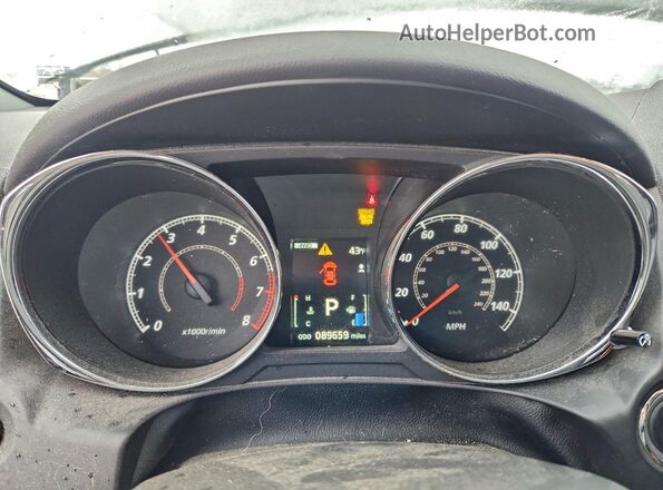 JA4AR4AW6HZ021117 2017 MITSUBISHI OUTLANDER Gray Widok zestawu wskaźników