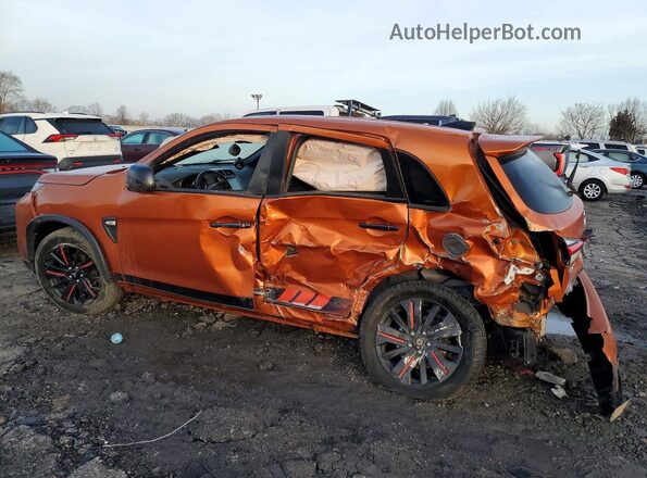 JA4ARUAU9MU016628 2021 MITSUBISHI OUTLANDER Orange Задня ліва чверть