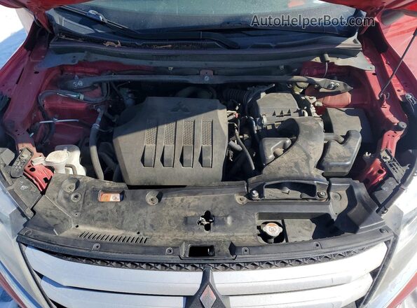 JA4AS3AA6JZ050562 2018 MITSUBISHI ECLIPSE Red Շարժիչի բաժամունքի տեսք