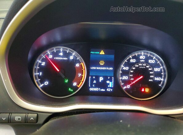 JA4ASWAA0NZ046837 2022 MITSUBISHI ECLIPSE Черный Вид щитка приборов