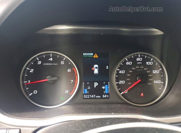 JA4ATWAA3PZ054298 2023 MITSUBISHI ECLIPSE Синий Вид щитка приборов
