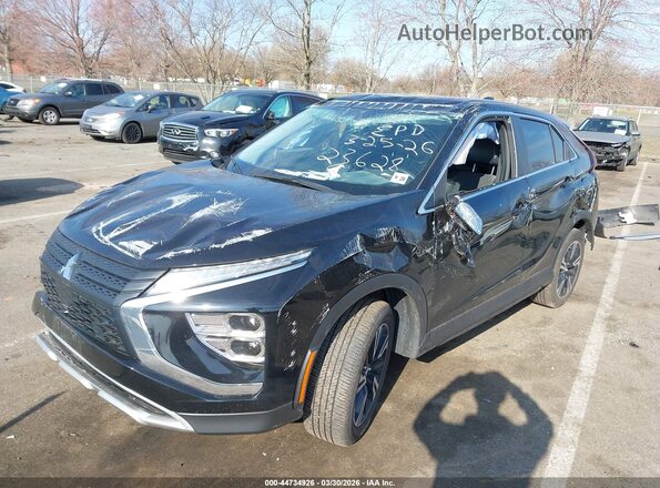 JA4ATWAA8PZ023628 2023 MITSUBISHI ECLIPSE CROSS Black Vista tres cuartos delantera izquierda