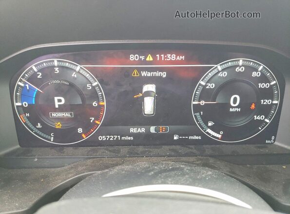 JA4J3VA87PZ017570 2023 MITSUBISHI OUTLANDER Red ხელსაწყოთა პანელის ხედი