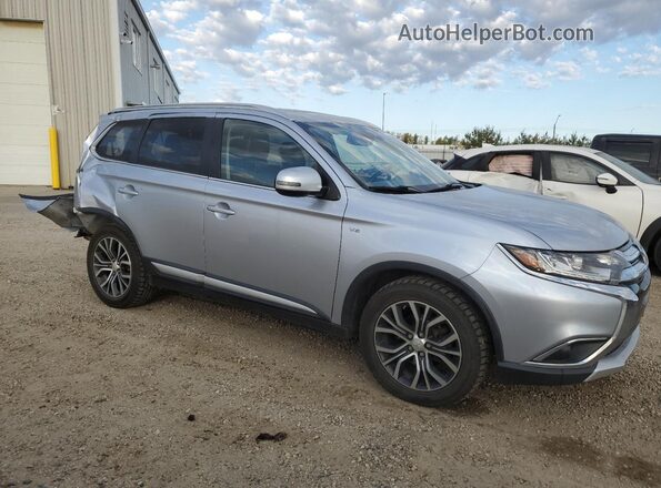 JA4JZ4AX7GZ604593 2016 MITSUBISHI OUTLANDER Серебряный Передняя правая четверть