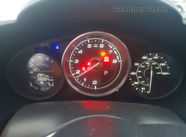 JC1NFAEK1L0145831 2020 FIAT 124 Silver Instrument cluster view