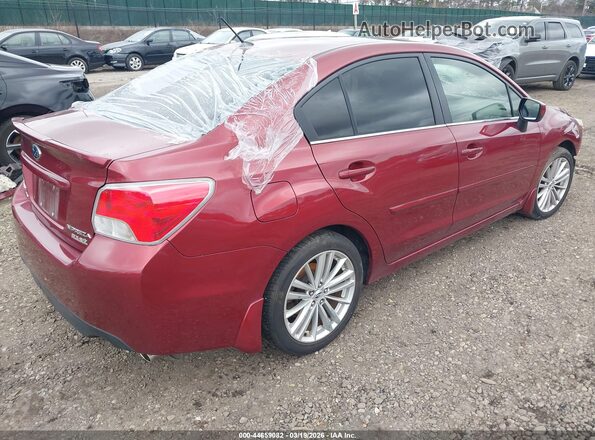 JF1GJAF64GH007693 2016 SUBARU IMPREZA Red Rear right