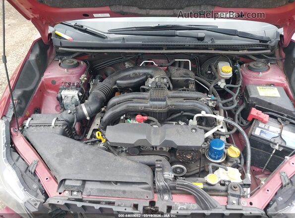 JF1GJAF64GH007693 2016 SUBARU IMPREZA Red Rear view
