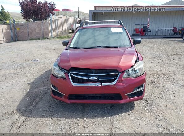 JF1GPAA60G8273167 2016 SUBARU IMPREZA Burgundy Front view