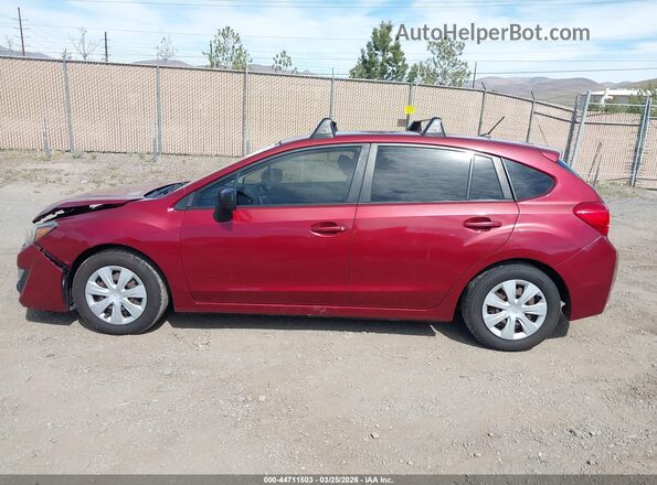 JF1GPAA60G8273167 2016 SUBARU IMPREZA Burgundy 360 interior view