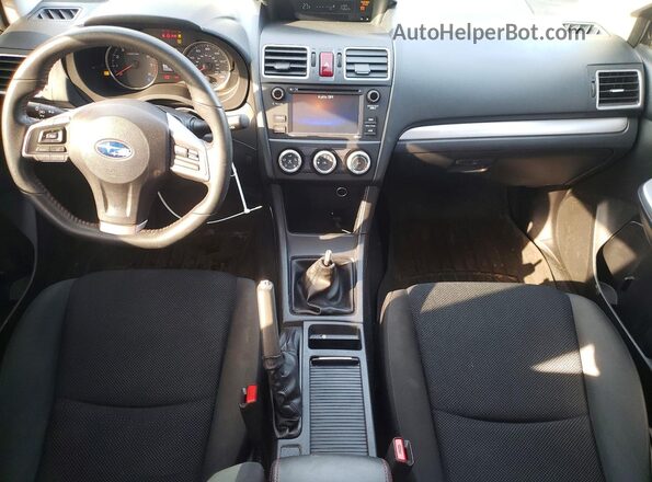 JF1GPAA61G9244464 2016 SUBARU IMPREZA Charcoal Widok deski rozdzielczej