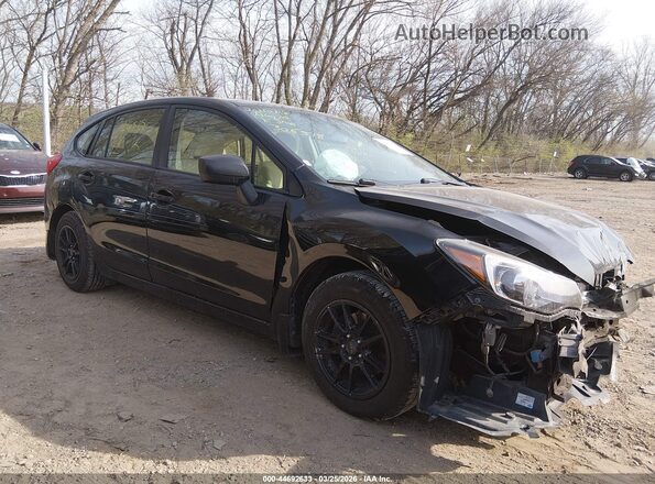 JF1GPAA65G8306518 2016 SUBARU IMPREZA Black Front view