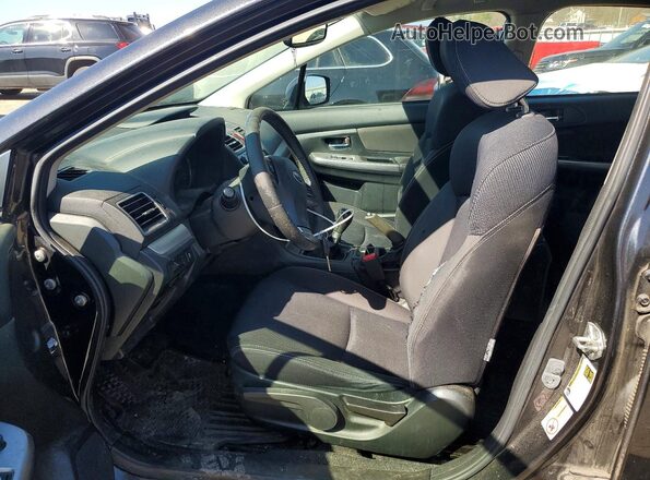 JF1GPAP65G9297322 2016 SUBARU IMPREZA Gray Widok wnętrza z przodu
