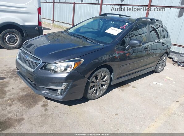JF1GPAS6XG8208518 2016 SUBARU IMPREZA Gray Przód lewy
