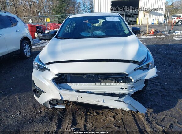 JF1GUABC0S8321661 2025 SUBARU IMPREZA White Դիմացի տեսք