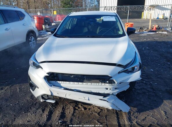 JF1GUABC0S8321661 2025 SUBARU IMPREZA White Սարքավորումների վահանակի տեսք