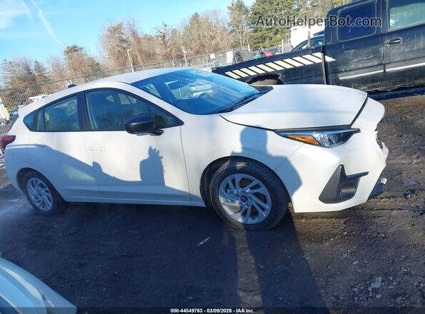 JF1GUABC0S8321661 2025 SUBARU IMPREZA White Սալոնի հետևի տեսք