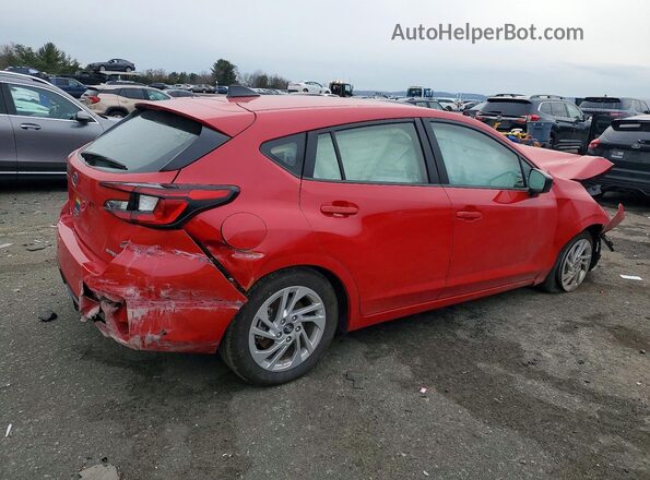 JF1GUABC4S8251565 2025 SUBARU IMPREZA Красный Задняя правая четверть