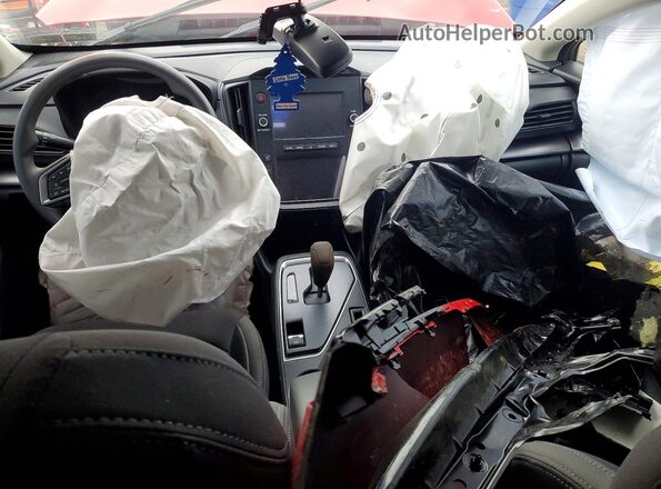 JF1GUABC4S8251565 2025 SUBARU IMPREZA Красный Вид панели приборов