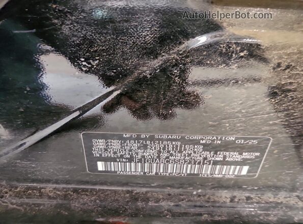 JF1GUABC6S8237151 2025 SUBARU IMPREZA Черный 