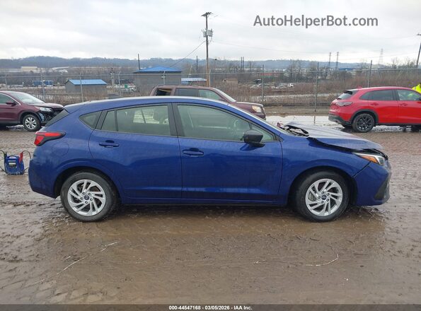 JF1GUABC7S8201727 2025 SUBARU IMPREZA Blue Вид задньої частини салону