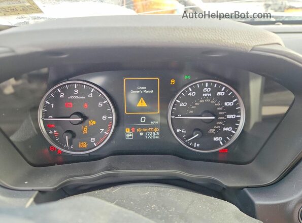 JF1GUAFC7T8212366 2026 SUBARU IMPREZA Silver Instrument cluster view