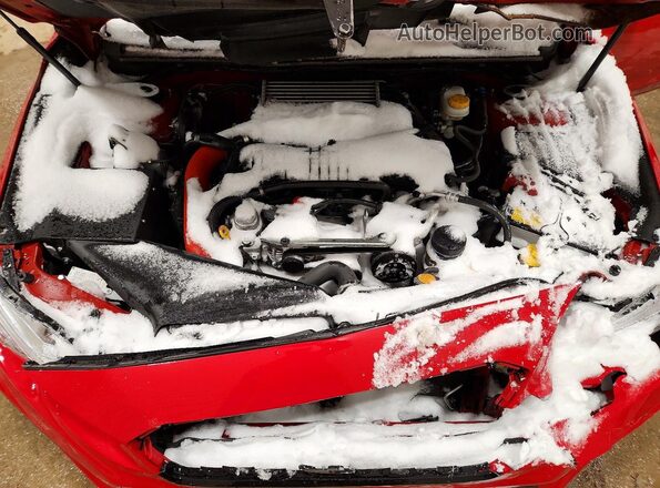 JF1VA1A60M9816144 2021 SUBARU WRX Red Widok wnętrza z tyłu