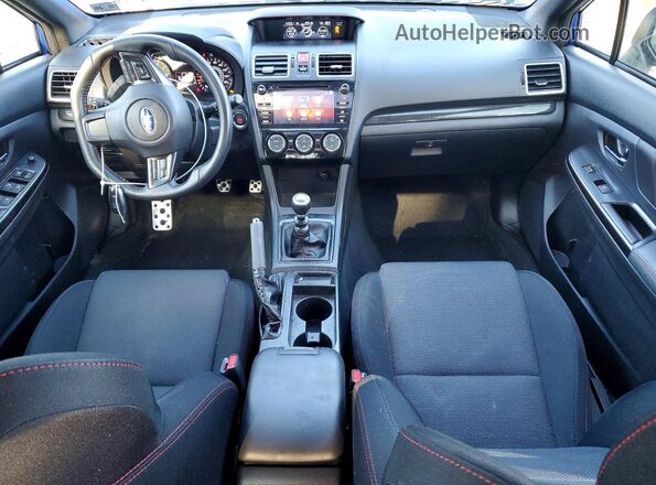 JF1VA1C68M9813683 2021 SUBARU WRX Blue Dashboard view