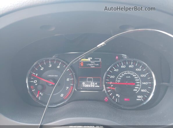 JF1VA1C69L9834265 2020 SUBARU WRX Silver Vista de los asientos traseros