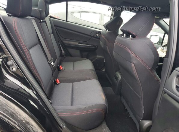 JF1VA1F63M8813639 2021 SUBARU WRX Black უკანა სავარძლების ხედი