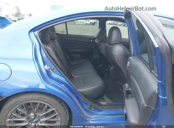 JF1VA1J61H9829801 2017 SUBARU WRX Blue VIN კოდის სტიკერის ხედი