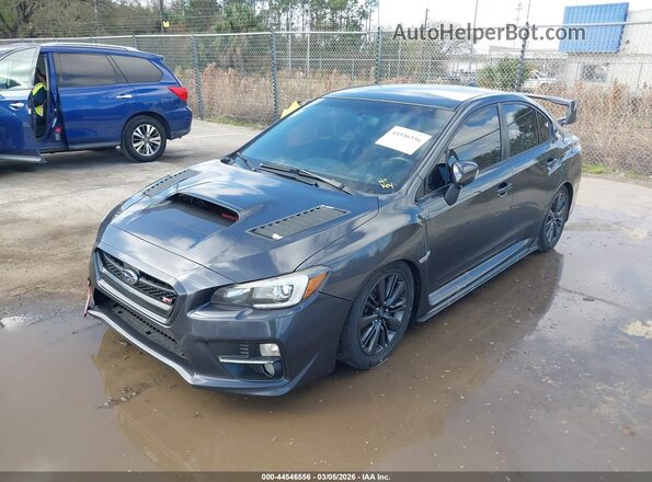 JF1VA2M60H9802641 2017 SUBARU WRX STI Gray წინა მარცხენა ხედი სამი მეოთხედიდან