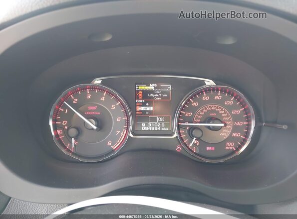 JF1VA2M62H9815519 2017 SUBARU WRX STI Black Widok tylnych siedzeń