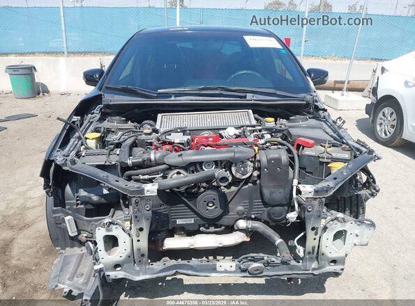 JF1VA2M62H9815519 2017 SUBARU WRX STI Black Widok wnętrza z tyłu