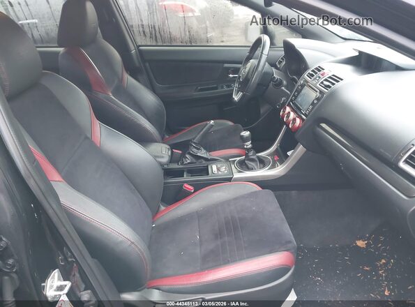 JF1VA2M66G9827252 2016 SUBARU WRX STI Black Вид салону спереду