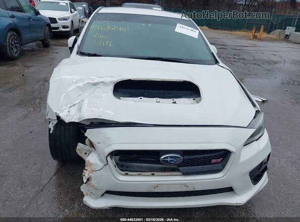 JF1VA2M67H9822739 2017 SUBARU WRX STI White Widok z przodu