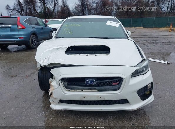 JF1VA2M67H9822739 2017 SUBARU WRX STI White Widok wnętrza z tyłu