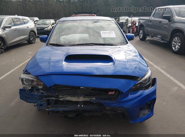 JF1VA2R60K9825532 2019 SUBARU WRX STI Blue Вид задньої частини салону