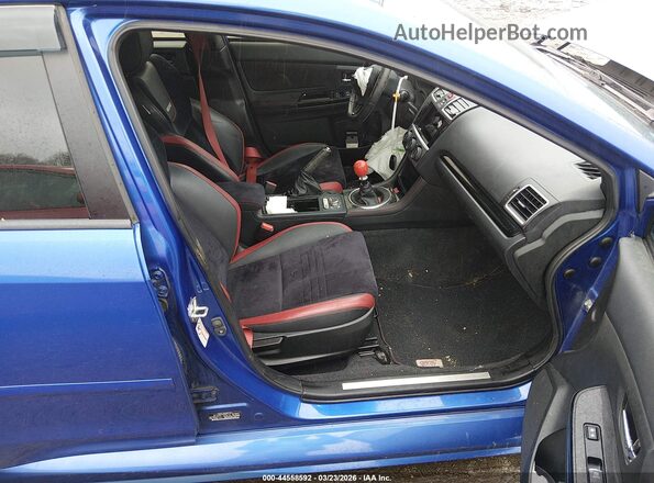 JF1VA2S68K9825174 2019 SUBARU WRX STI Blue Вид салону спереду