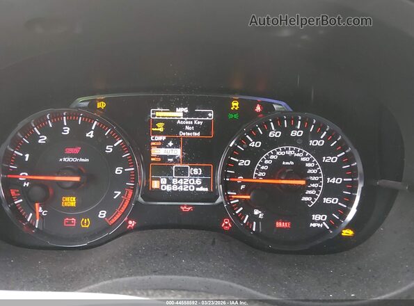 JF1VA2S68K9825174 2019 SUBARU WRX STI Blue Вид задніх сидінь