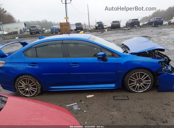 JF1VA2S68K9825174 2019 SUBARU WRX STI Blue Вид задньої частини салону