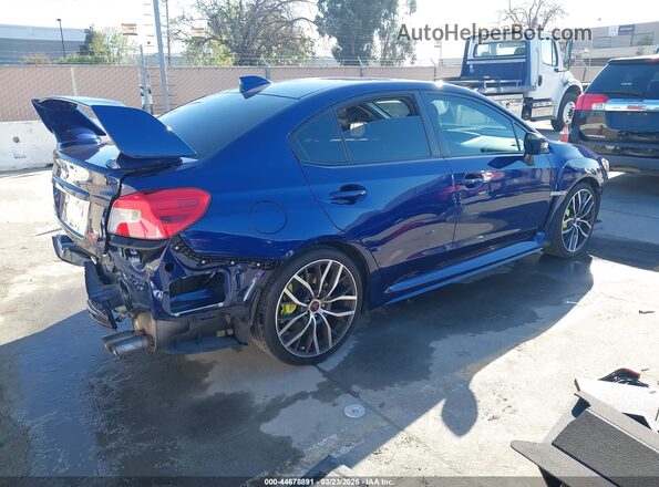 JF1VA2S68M9803100 2021 SUBARU WRX STI Синий Задняя правая четверть