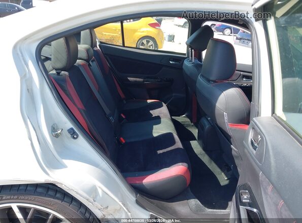 JF1VA2T60M9814686 2021 SUBARU WRX STI White Widok naklejki z numerem VIN