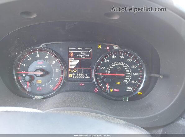JF1VA2T60M9814686 2021 SUBARU WRX STI White Widok tylnych siedzeń